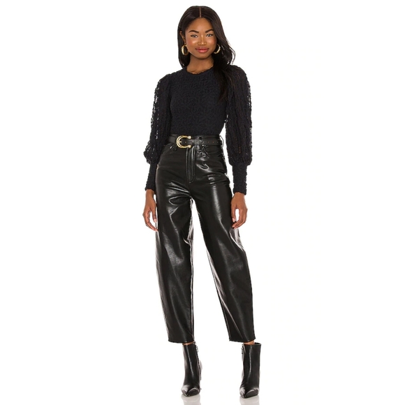 Free People Tea Time puffy sleeve top - Picture 7 of 13